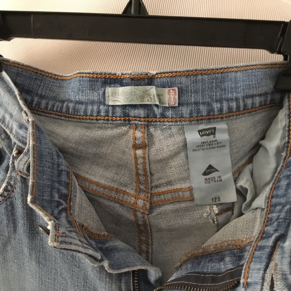 VINTAGE STRAIGHT 505 LEVI DENIM JEANS/ SIZE 12S/ LENGTH “28 - Picture 7 of 11